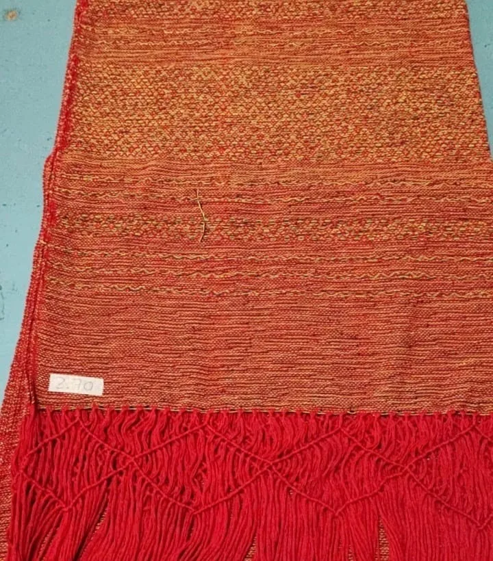 Authentic Autumn tone Mexican Rebozo, 2.7m